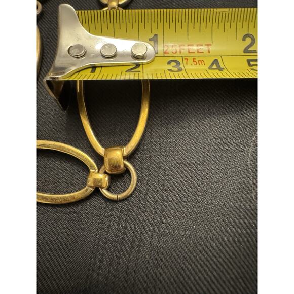 Ralph Lauren LRL Oval Link Necklace In Gold Tone - Picture 4 of 6